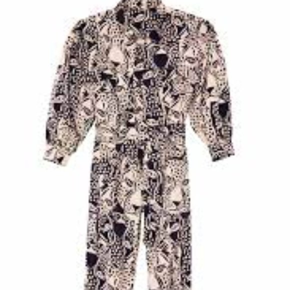 FARM Rio Midnight Leopard Belt Canvas Jumpsuit - Picture 7 of 16